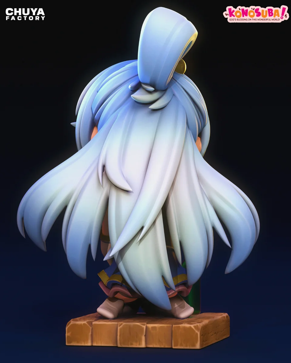 Chibi Aqua | Fan Art | 3D Printed Resin Model Garage Kit | *Un-Painted* | Chuya Factory 6