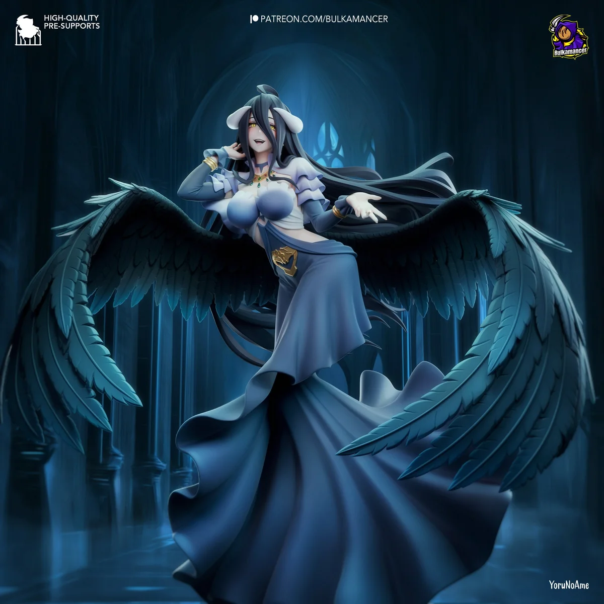 Succubus | Fan Art | 3D Printed Resin Model Garage Kit | *Un-Painted* | Bulkamancer 2