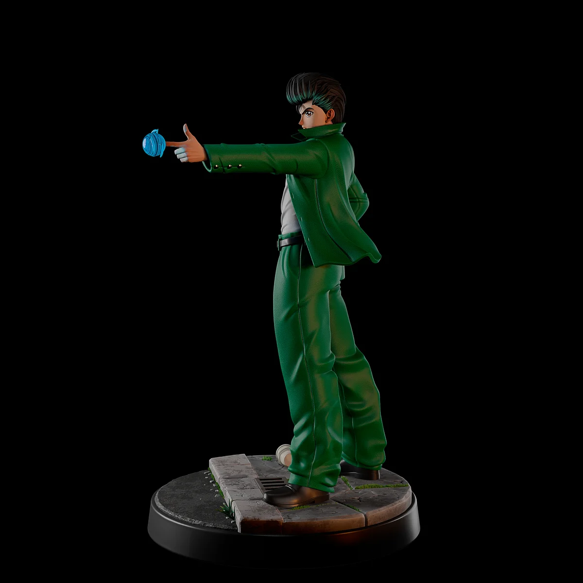 Yusuke Urameshi | Fan Art | 3D Printed Resin Model Garage Kit | *Un-Painted* | Momoji 4