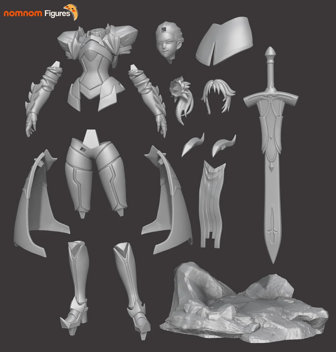 Mordred | Fan Art | 3D Printed Resin Model Garage Kit | *Un-Painted* | Nomnom 3