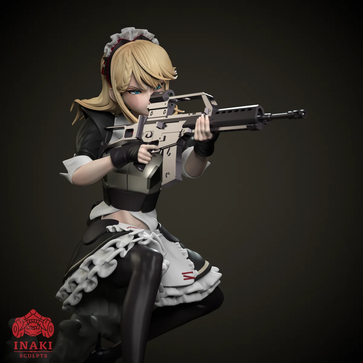 G36 | Fan Art | 3D Printed Resin Model Garage Kit | *Un-Painted* | Inaki Sculpts 3