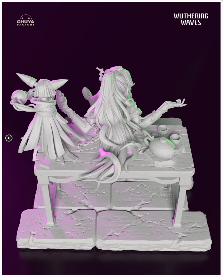 Yinlin | Fan Art | 3D Printed Resin Model Garage Kit | *Un-Painted* | Chuya Factory 12