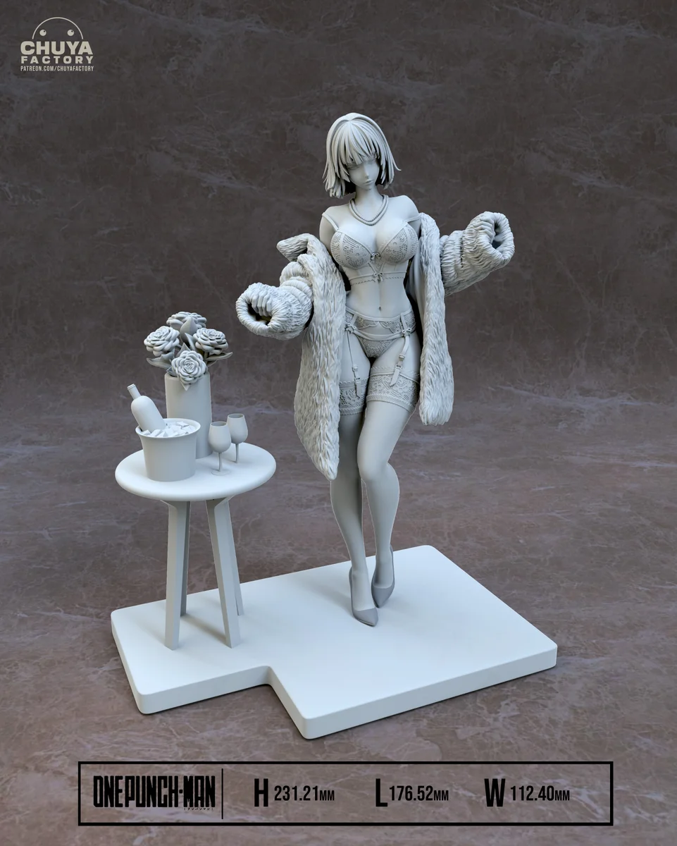 Fubuki | Fan Art | 3D Printed Resin Model Garage Kit | *Un-Painted* | Chuya Factory 11