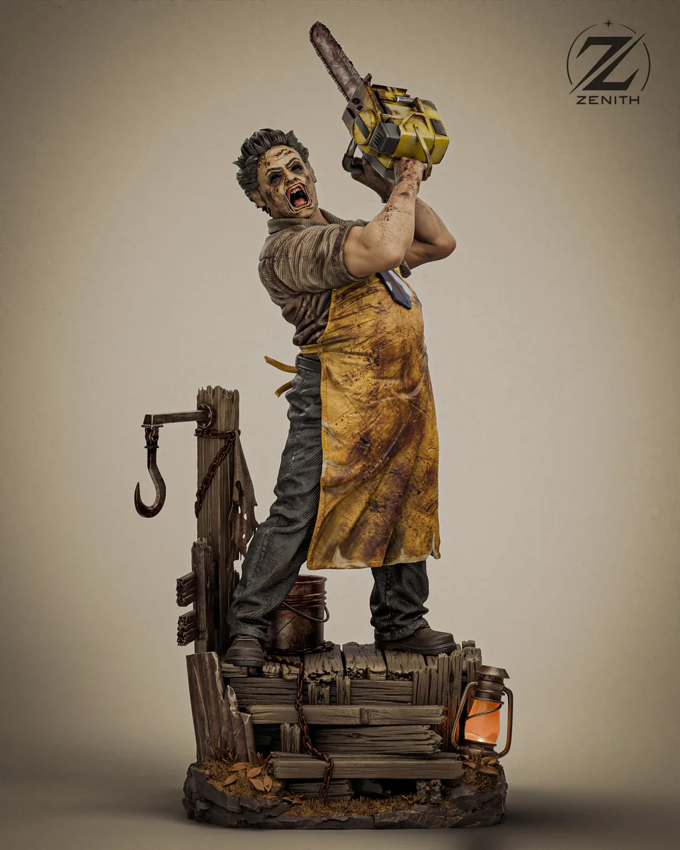 Leatherface | Fan Art | 3D Printed Resin Model Garage Kit | *Un-Painted* | Zenith Studios 3