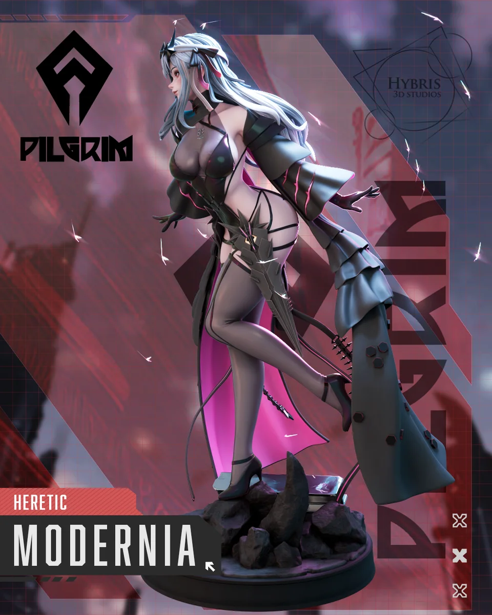 Modernia | Fan Art | 3D Printed Resin Model Garage Kit | *Un-Painted* | Hybris Studios 4