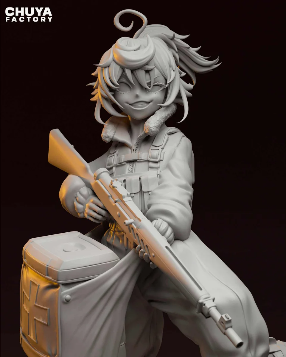 Tanya von Degurechaff | Fan Art | 3D Printed Resin Model Garage Kit | *Un-Painted* | Chuya Factory 12