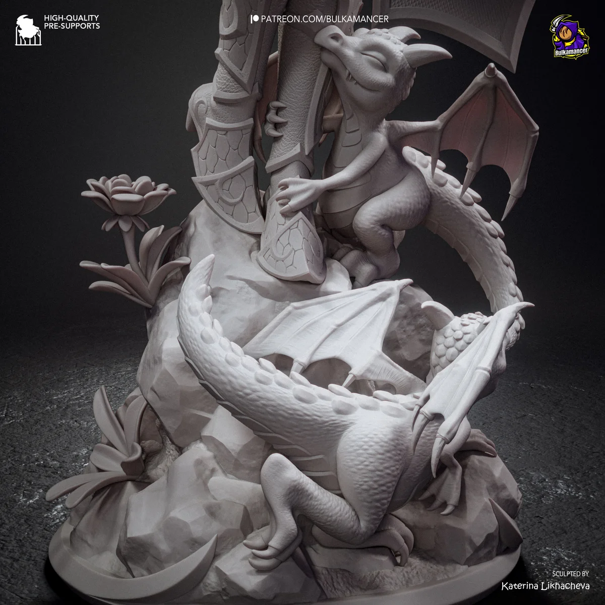 Alexstrasza | Fan Art | 3D Printed Resin Model Garage Kit | *Un-Painted* | Bulkamancer 8