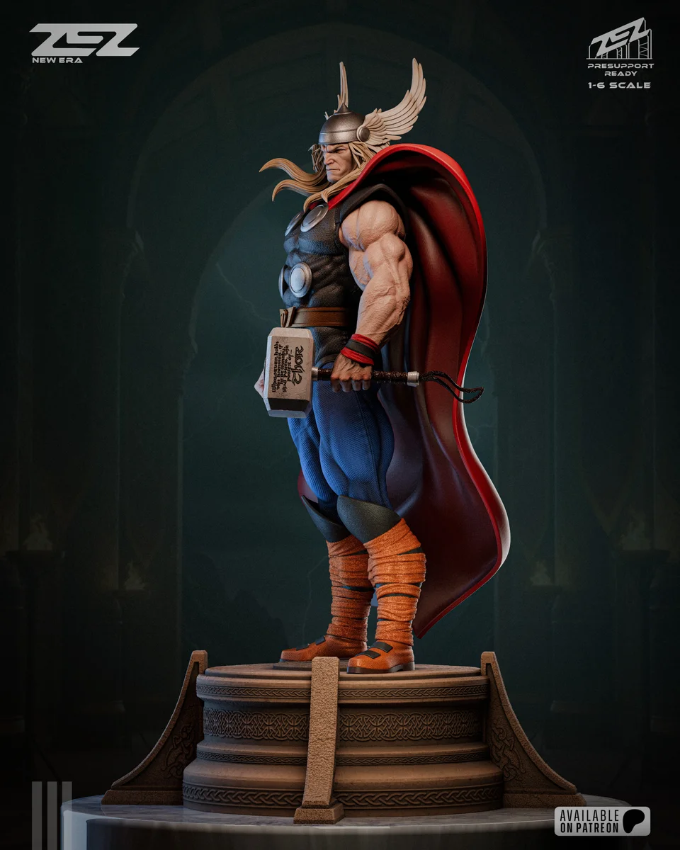Thor Museum | Fan Art | 3D Printed Resin Model Garage Kit | *Un-Painted* | ZEZ Studio 8