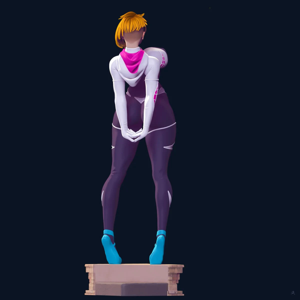 Gwen | Fan Art | 3D Printed Resin Model Garage Kit | *Un-Painted* | Officer Rhu 2