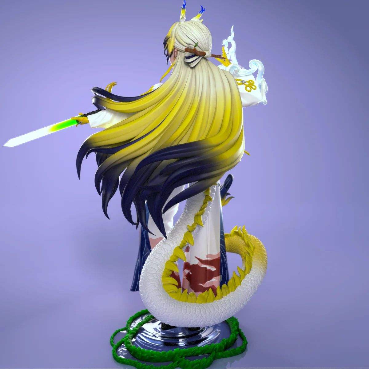 Shu | Fan Art | 3D Printed Resin Model Garage Kit | *Un-Painted* | Inari Figure 4