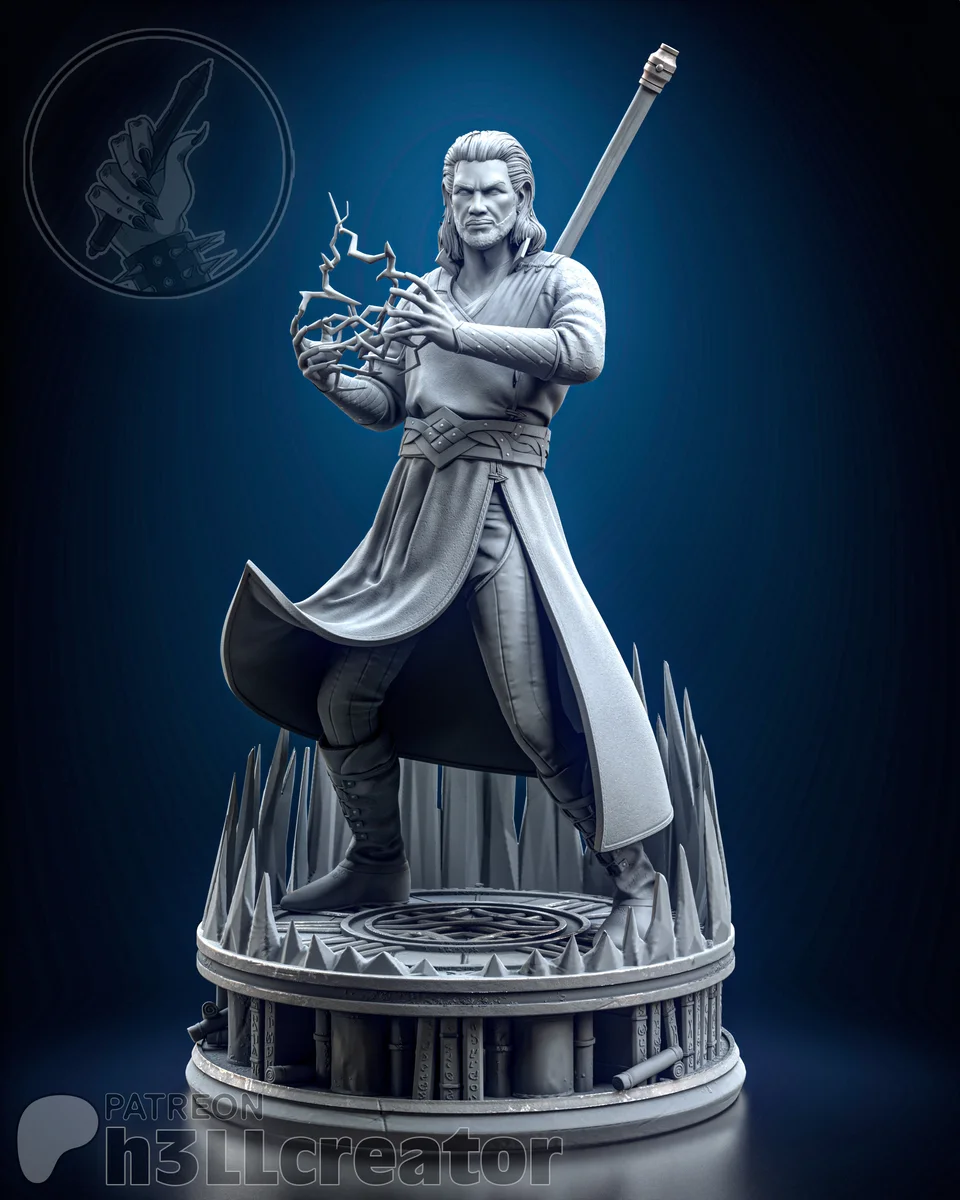 Gale of Waterdeep | Fan Art | 3D Printed Resin Model Garage Kit | *Un-Painted* | H3LL Creator 4