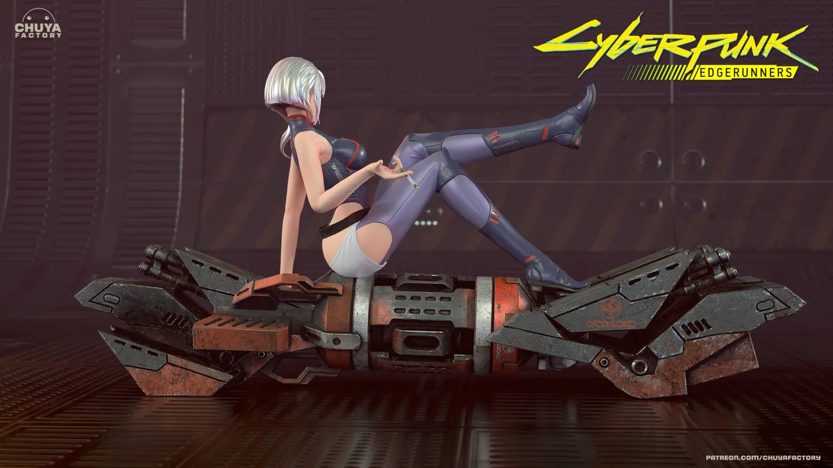 Lucy | Fan Art | 3D Printed Resin Model Garage Kit | *Un-Painted* | Chuya Factory 5