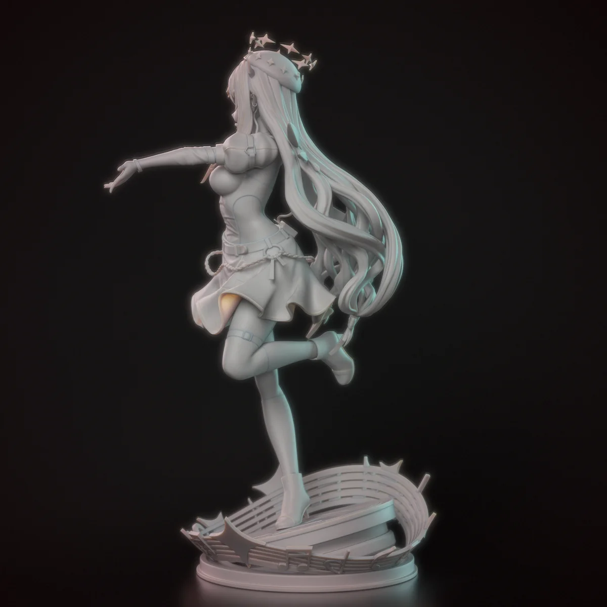 Irys | Fan Art | 3D Printed Resin Model Garage Kit | *Un-Painted* | Inari Figure 11