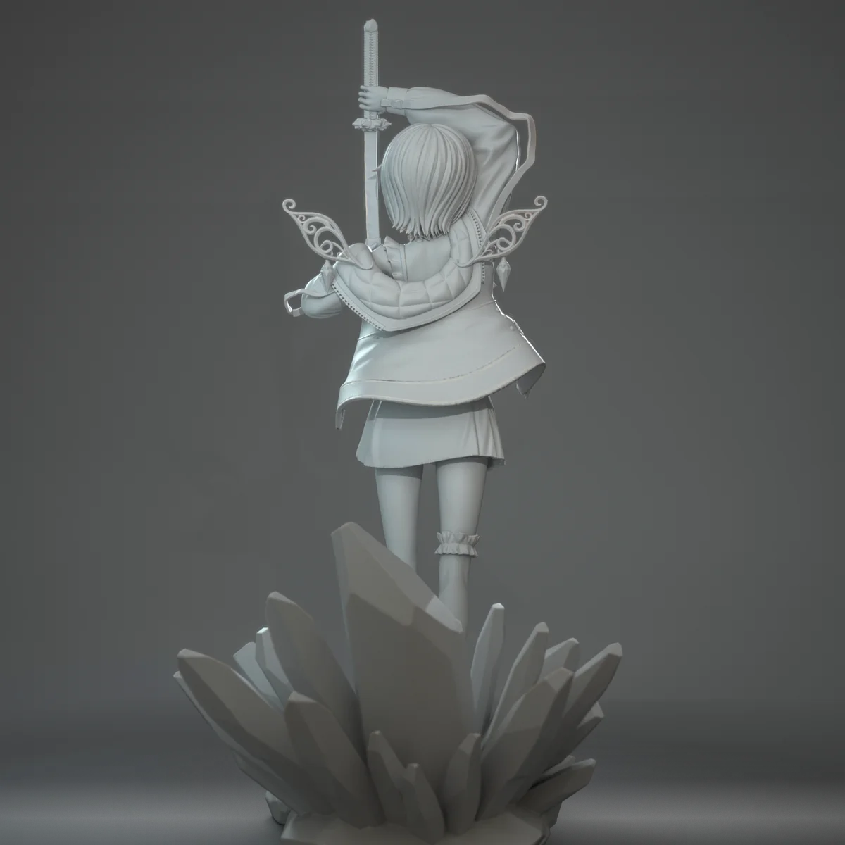 Koseki Bijou | Fan Art | 3D Printed Resin Model Garage Kit | *Un-Painted* | Inari Figure 7