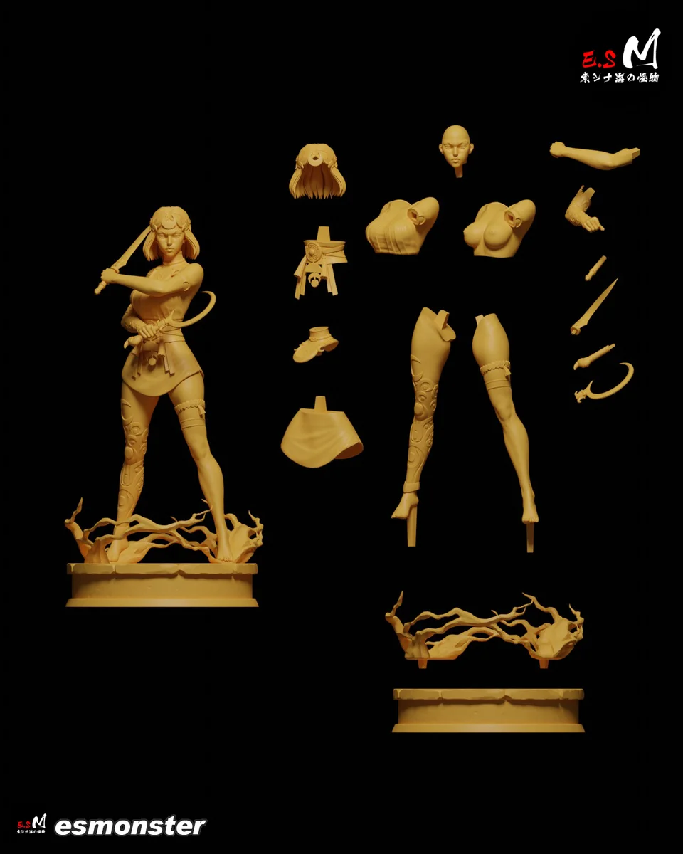Melinoe | Fan Art | 3D Printed Resin Model Garage Kit | *Un-Painted* | ES Monster 33