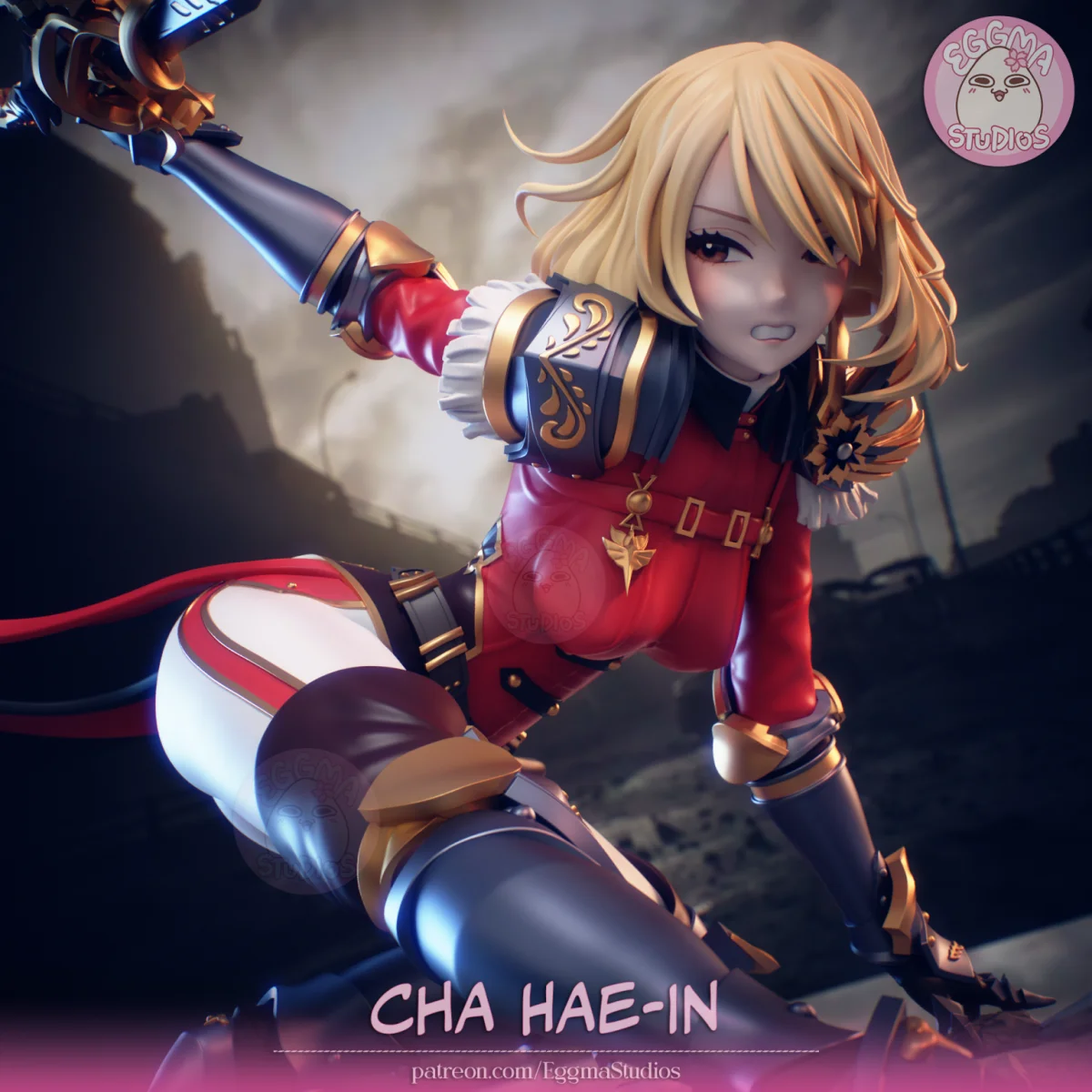 Cha Hae-In | Fan Art | 3D Printed Resin Model Garage Kit | *Un-Painted* | EggmaStudios 8