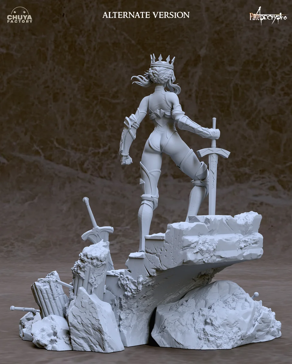 Artoria Pendragon | Fan Art | 3D Printed Resin Model Garage Kit | *Un-Painted* | Chuya Factory 8