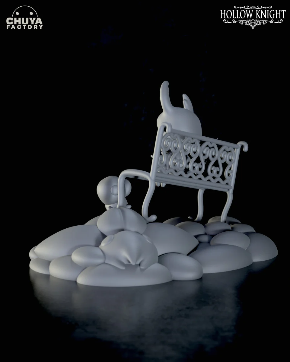 Chibi Hollow Knight | Fan Art | 3D Printed Resin Model Garage Kit | *Un-Painted* | Chuya Factory 9