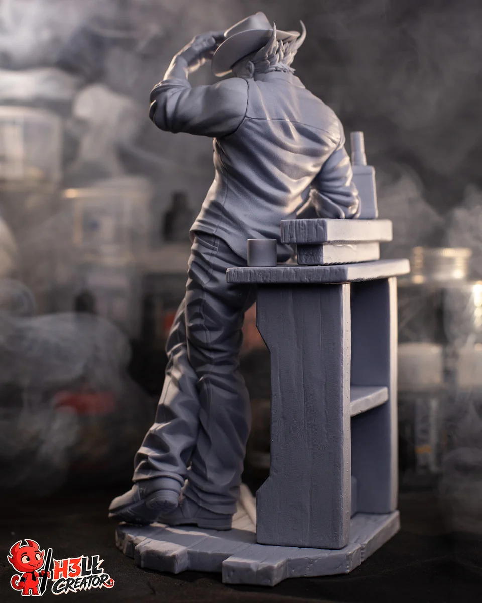 Logan | Fan Art | 3D Printed Resin Model Garage Kit | *Un-Painted* | H3LL Creator 12