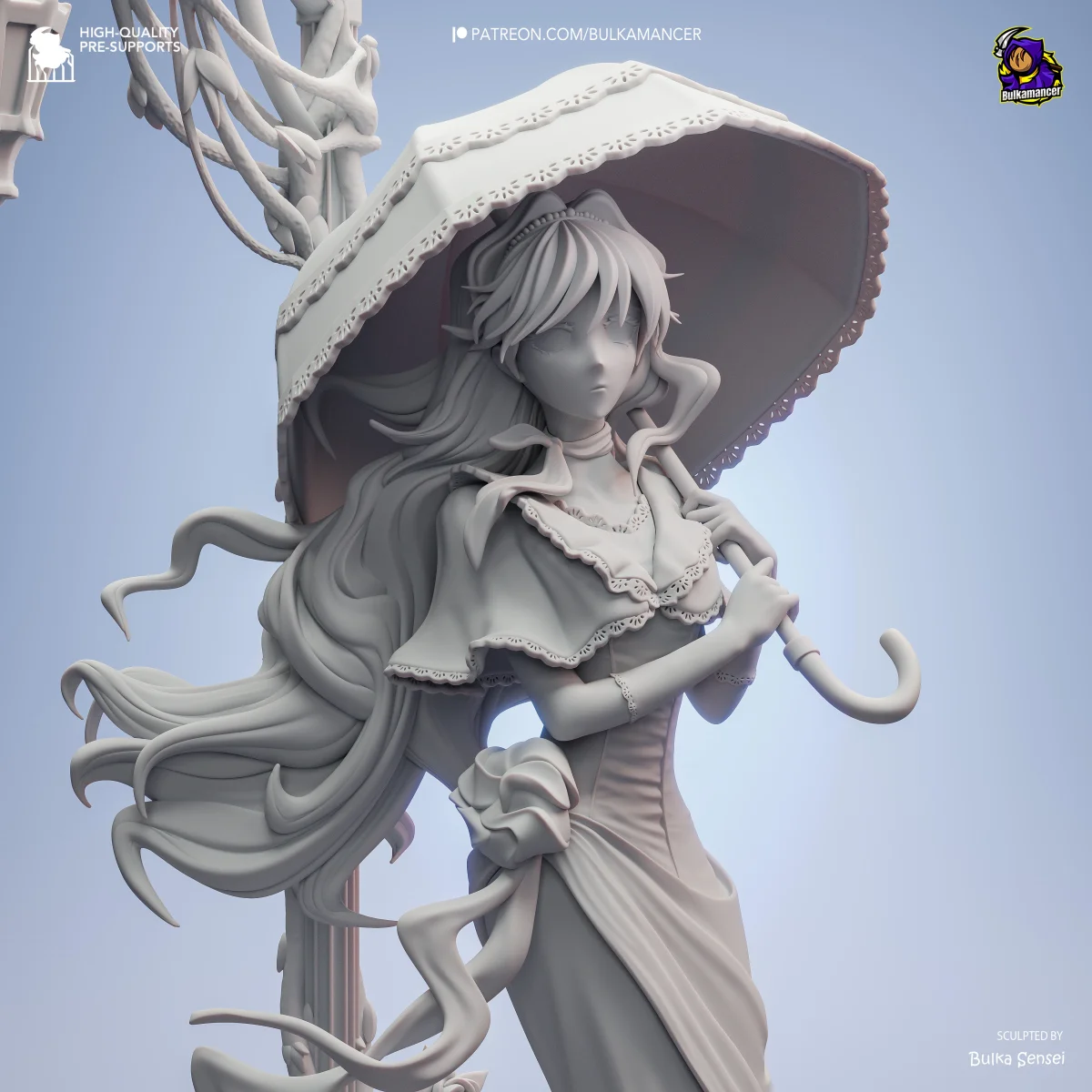 Penelope Eckhart | Fan Art | 3D Printed Resin Model Garage Kit | *Un-Painted* | Bulkamancer 5