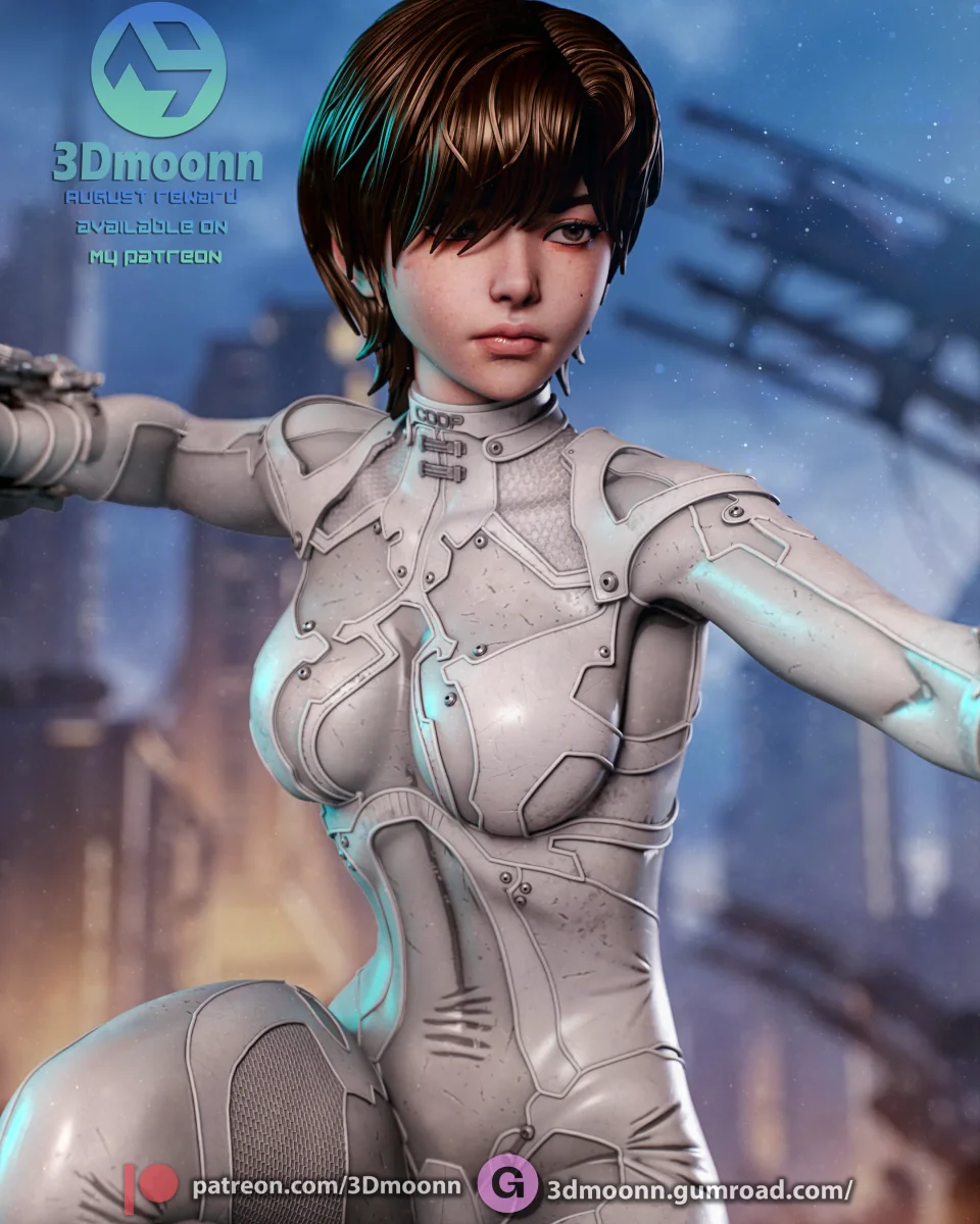 Evie - Blood Rain | Fan Art | 3D Printed Resin Model Garage Kit | *Un-Painted* | 3DMoonn 10