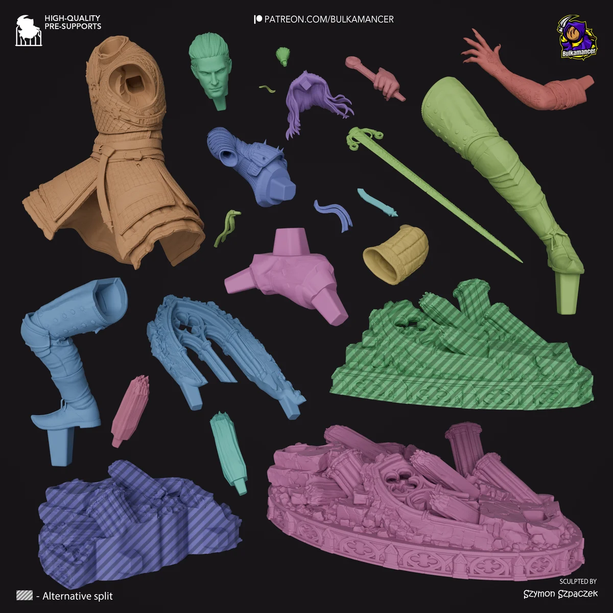 Coen | Fan Art | 3D Printed Resin Model Garage Kit | *Un-Painted* | Bulkamancer 8