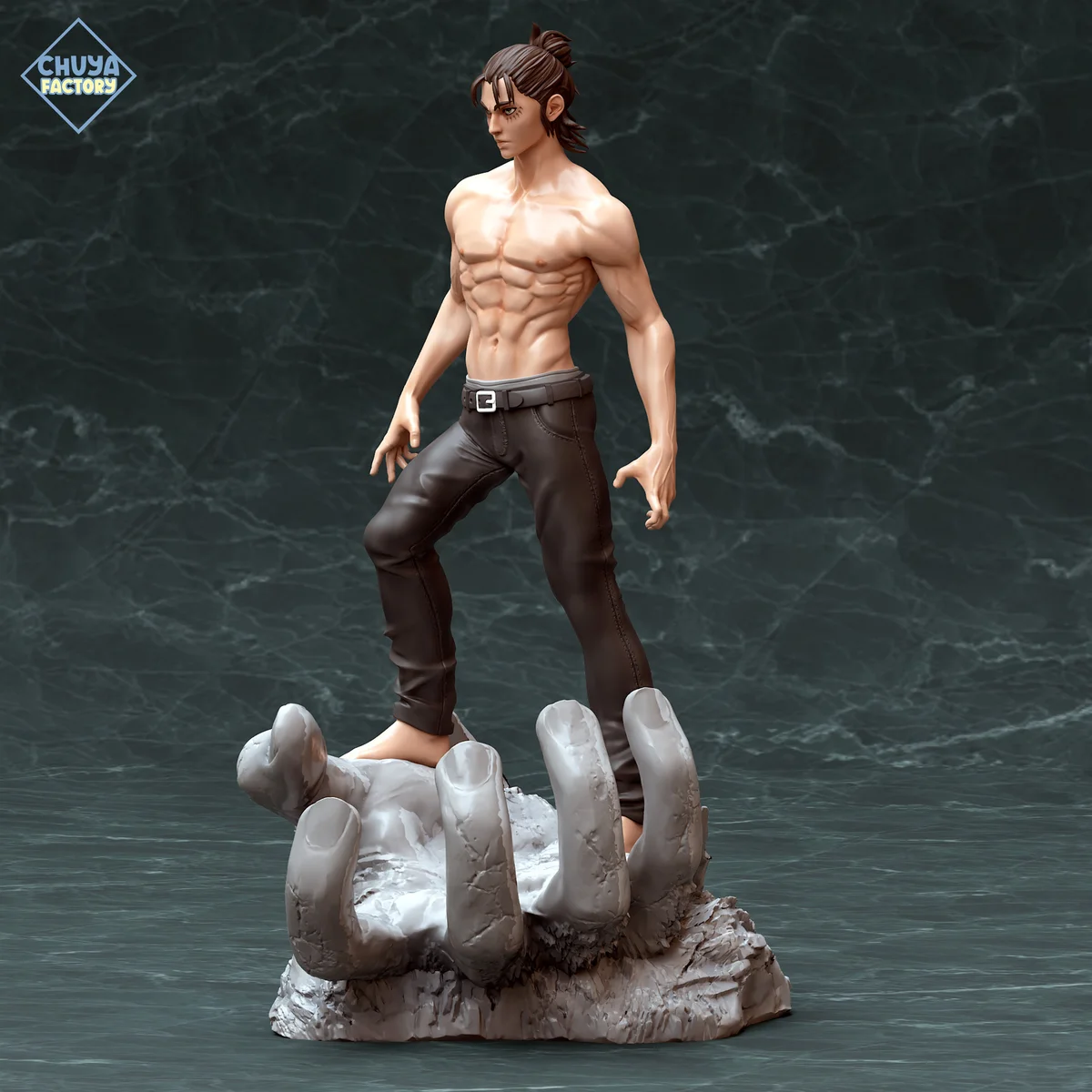 Eren Jaeger | Fan Art | 3D Printed Resin Model Garage Kit | *Un-Painted* | Chuya Factory 4