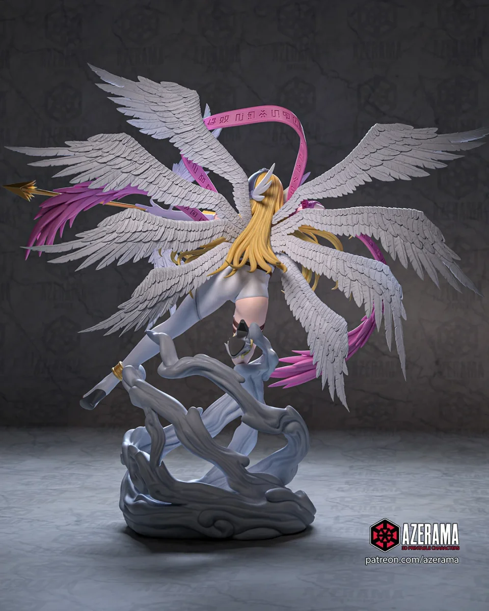 Angewomon | Fan Art | 3D Printed Resin Model Garage Kit | *Un-Painted* | Azerama 2