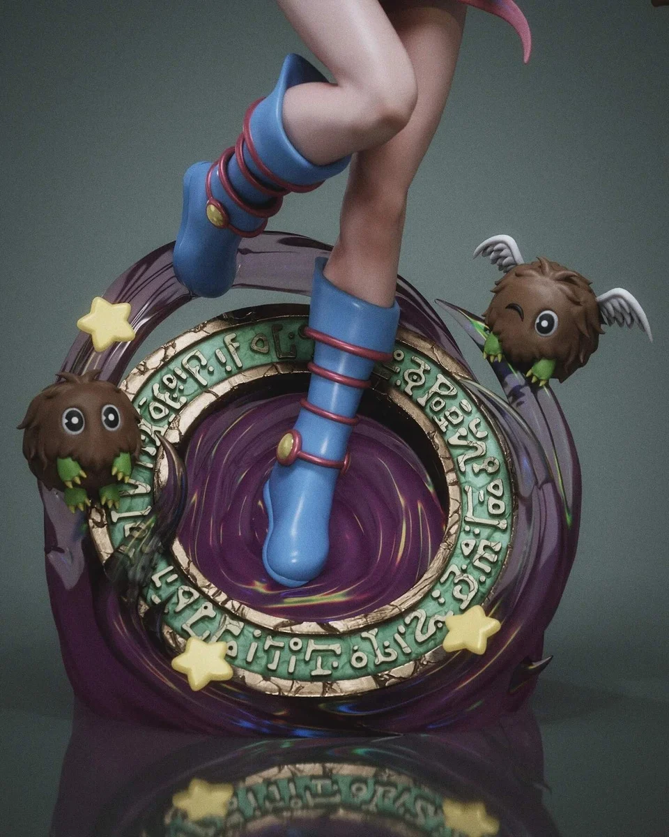 Dark Magician Girl | Fan Art | 3D Printed Resin Model Garage Kit | *Un-Painted* | Abe3D 6
