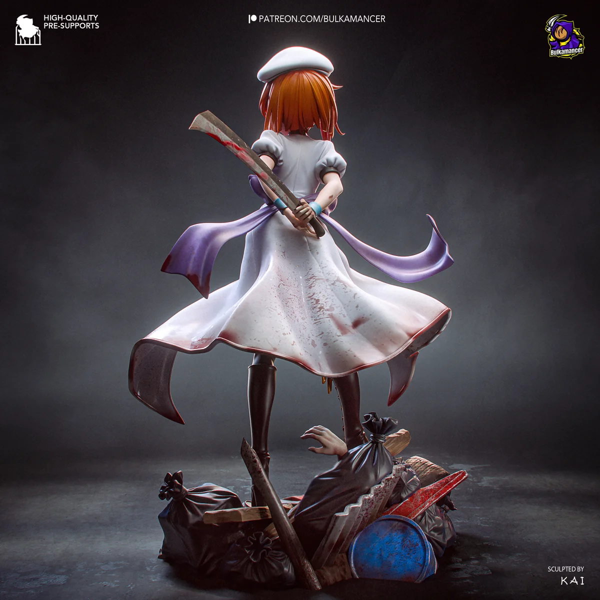 Rena | Fan Art | 3D Printed Resin Model Garage Kit | *Un-Painted* | Bulkamancer 7