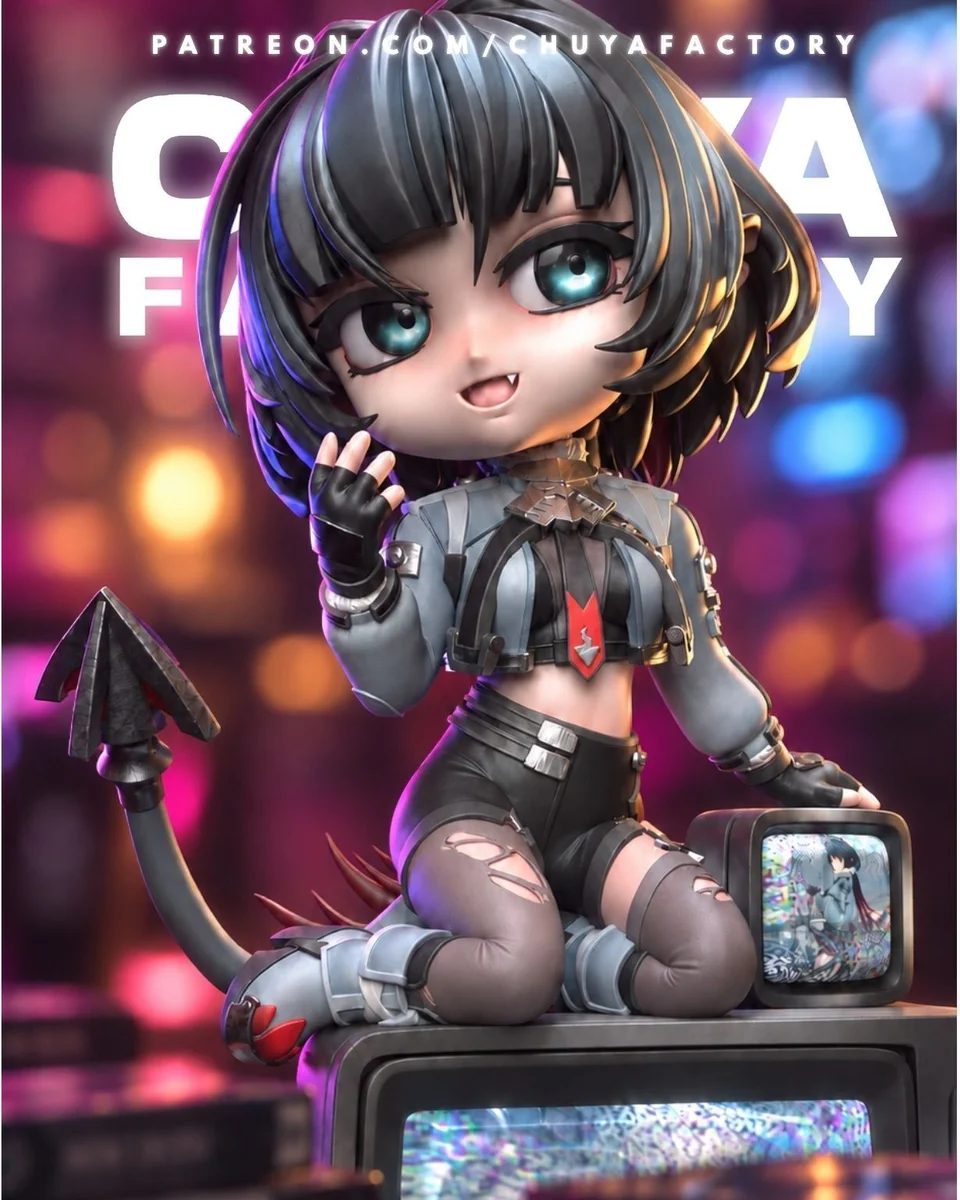 Chibi Jane Doe | Fan Art | 3D Printed Resin Model Garage Kit | *Un-Painted* | Chuya Factory