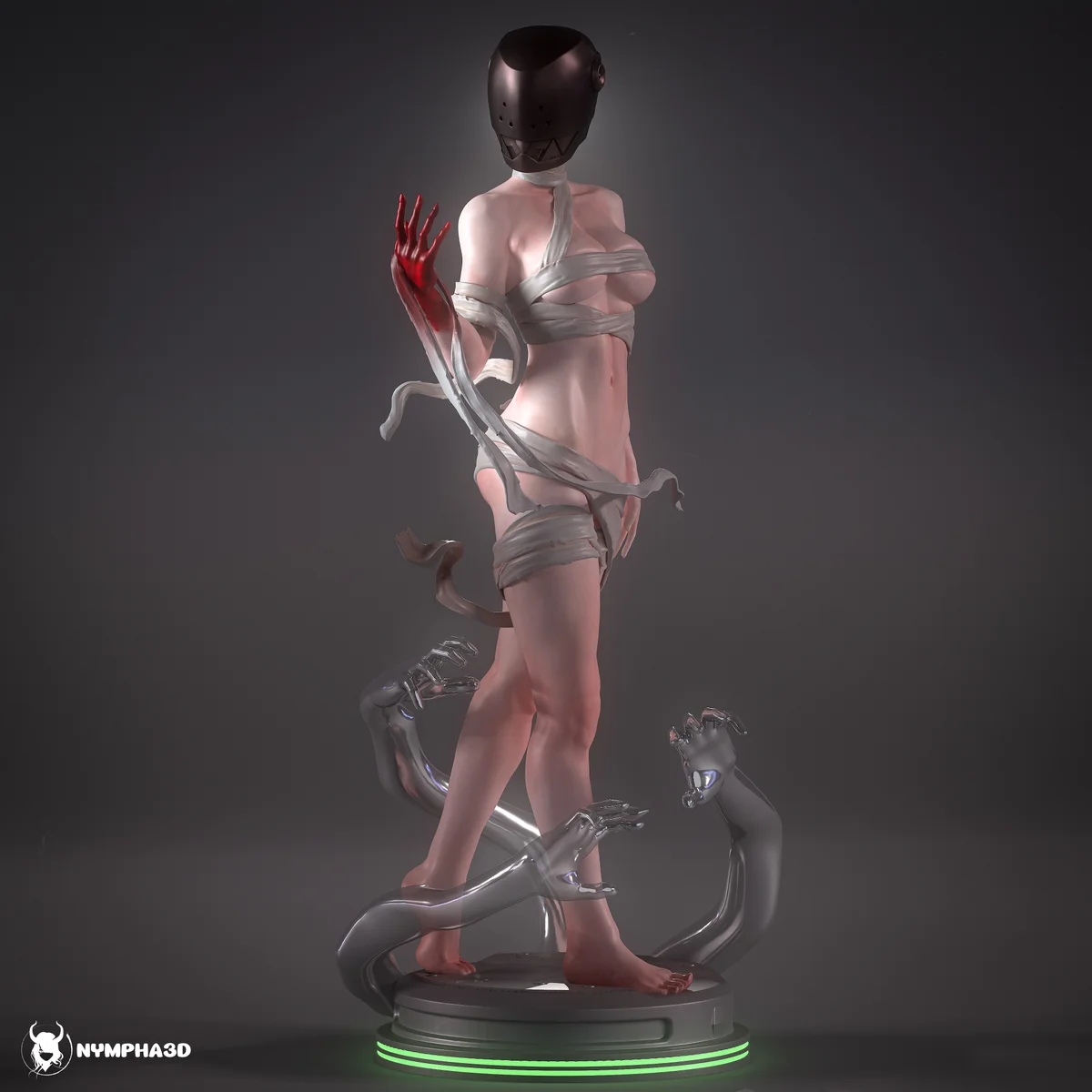 Lucy | Fan Art | 3D Printed Resin Model Garage Kit | *Un-Painted* | Nympha3D 3