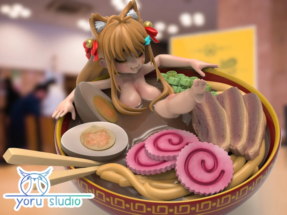 Yoru | Fan Art | 3D Printed Resin Model Garage Kit | *Un-Painted* | Yoru Studio 4