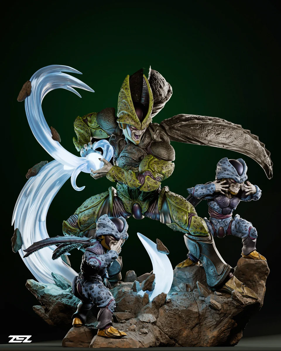 Cell | Fan Art | 3D Printed Resin Model Garage Kit | *Un-Painted* | ZEZ Studio