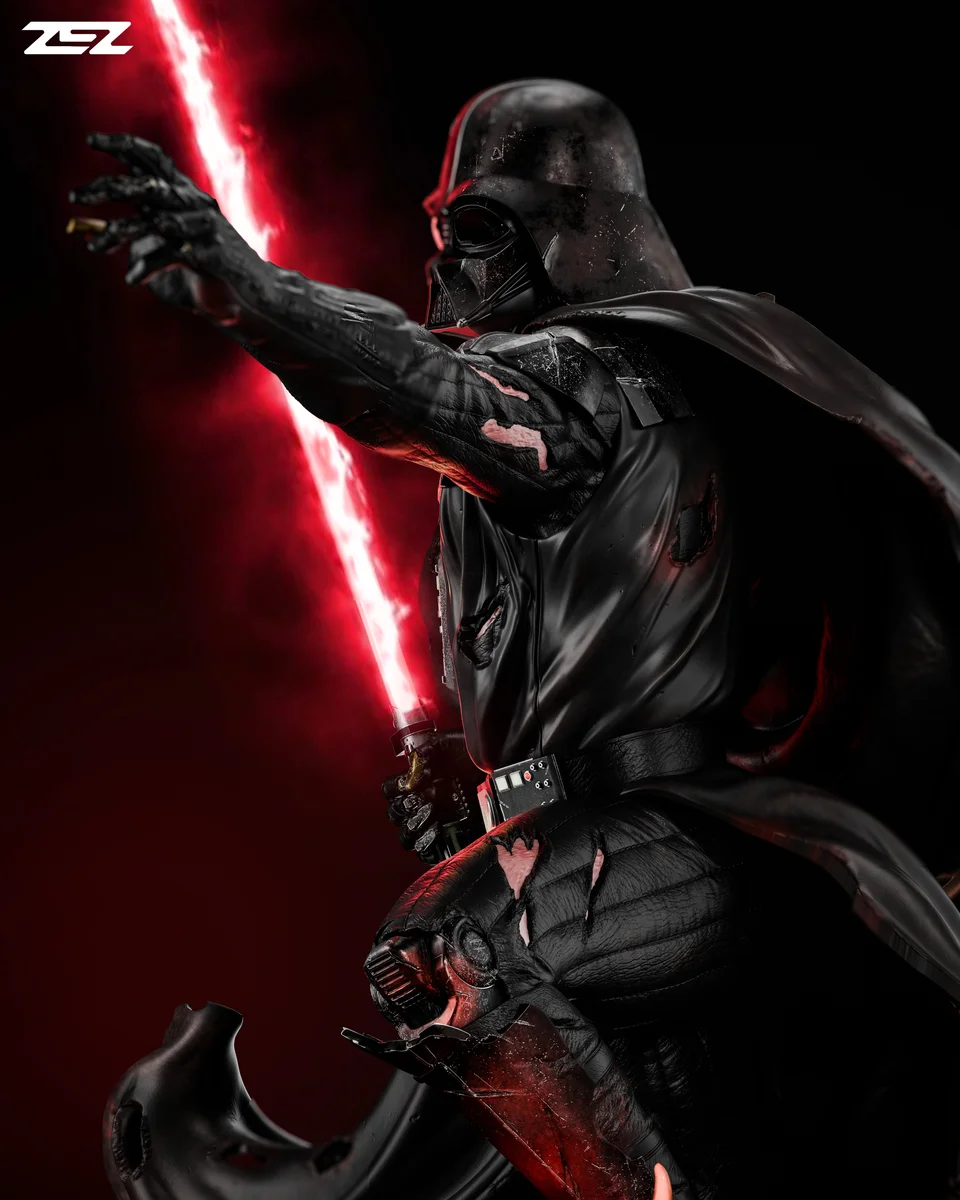 Darth Vader | Fan Art | 3D Printed Resin Model Garage Kit | *Un-Painted* | ZEZ Studio 11