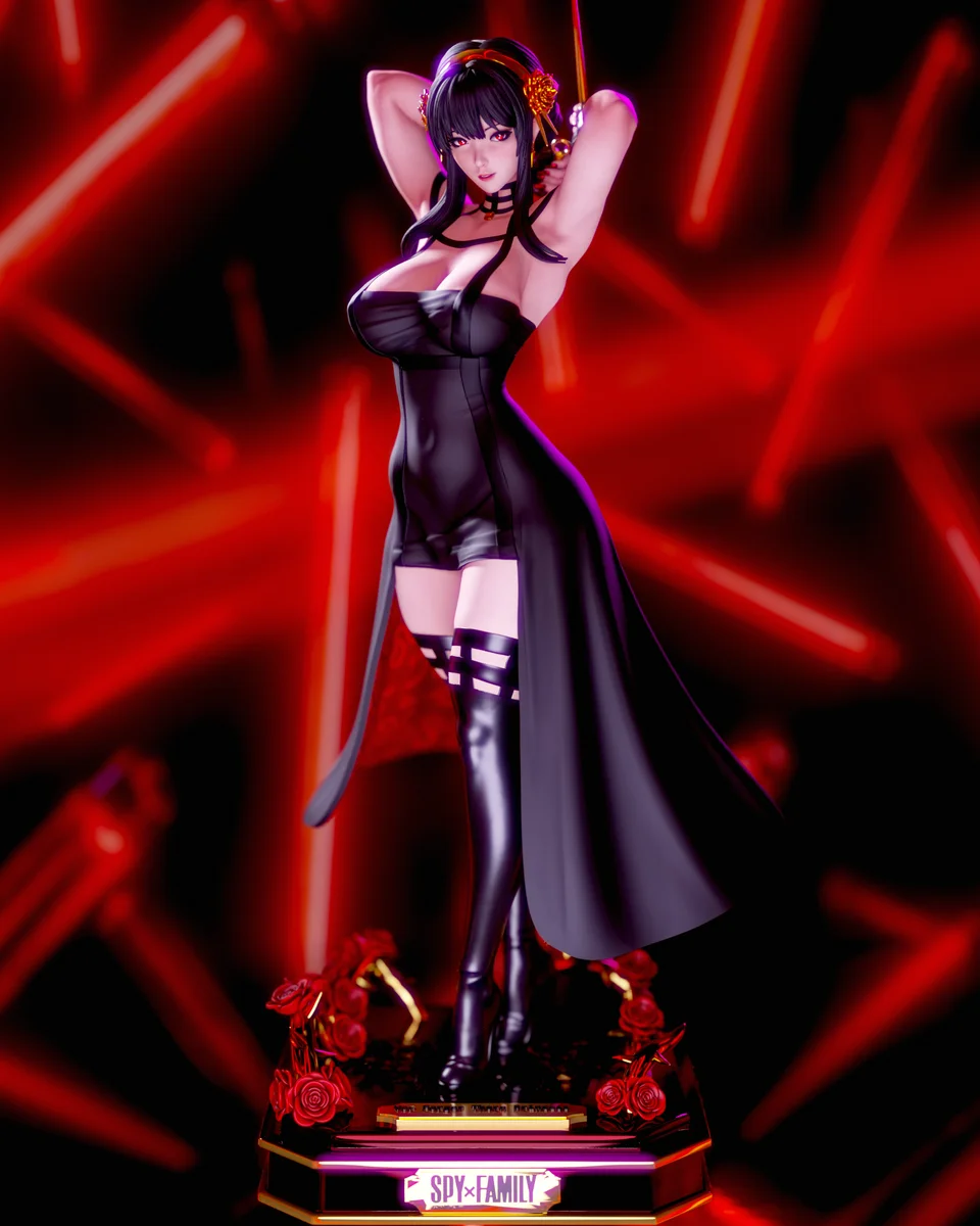 Yor | Fan Art | 3D Printed Resin Model Garage Kit | *Un-Painted* | Momoji 3