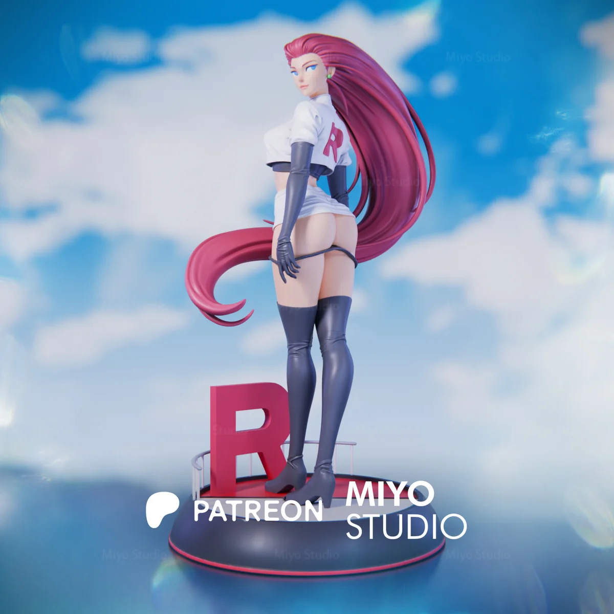 Jessie | Fan Art | 3D Printed Resin Model Garage Kit | *Un-Painted* | MiyoStudio 3