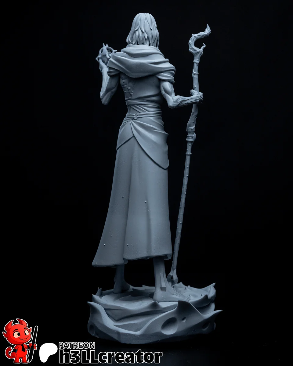 Progressive Healer | Fan Art | 3D Printed Resin Model Garage Kit | *Un-Painted* | H3LL Creator 12