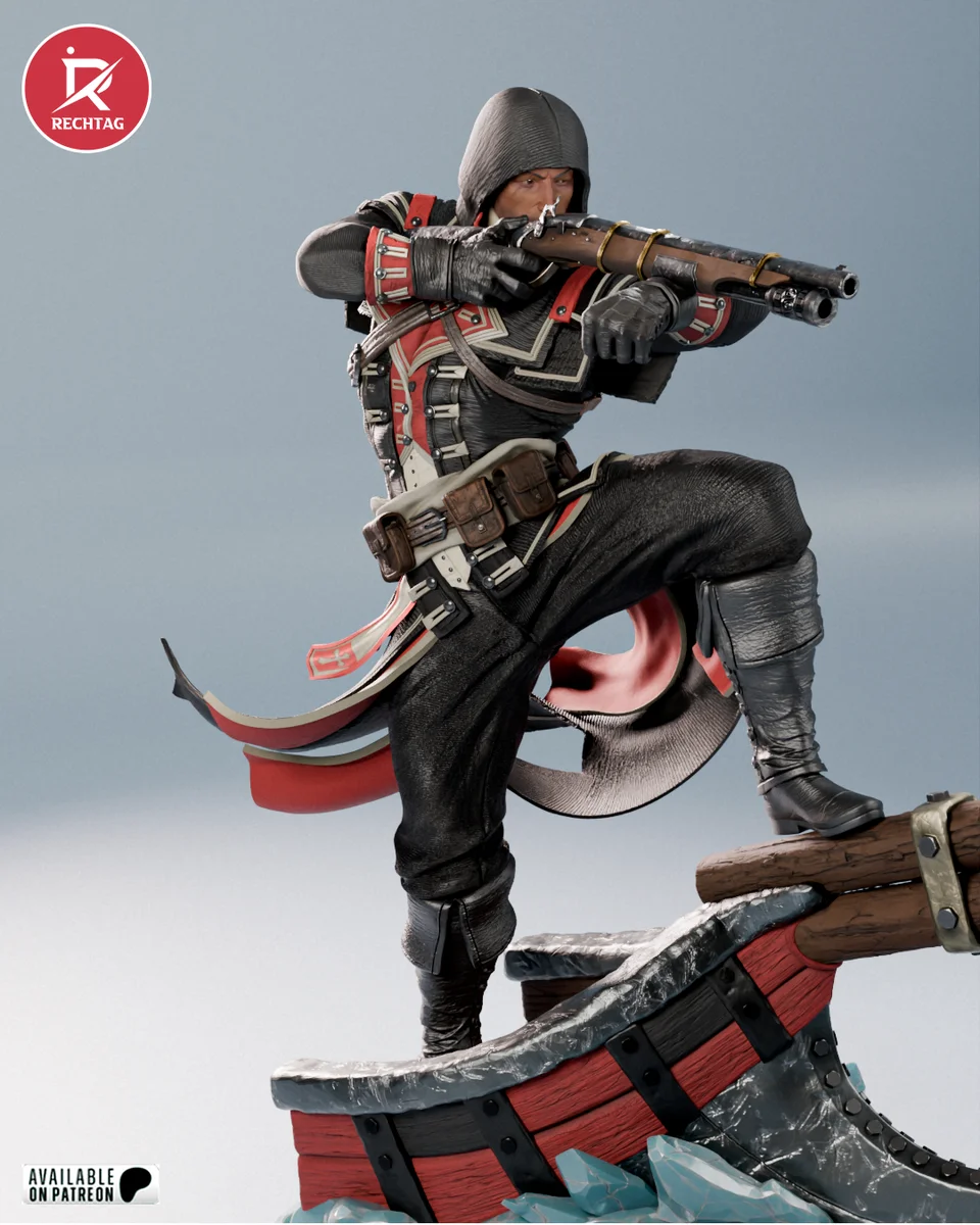 Shay Cormac | Fan Art | 3D Printed Resin Model Garage Kit | *Un-Painted* | Rechtag 8
