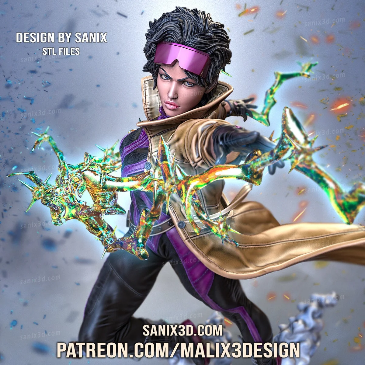 Jubilee | Fan Art | 3D Printed Resin Model Garage Kit | *Un-Painted* | Sanix3D 5