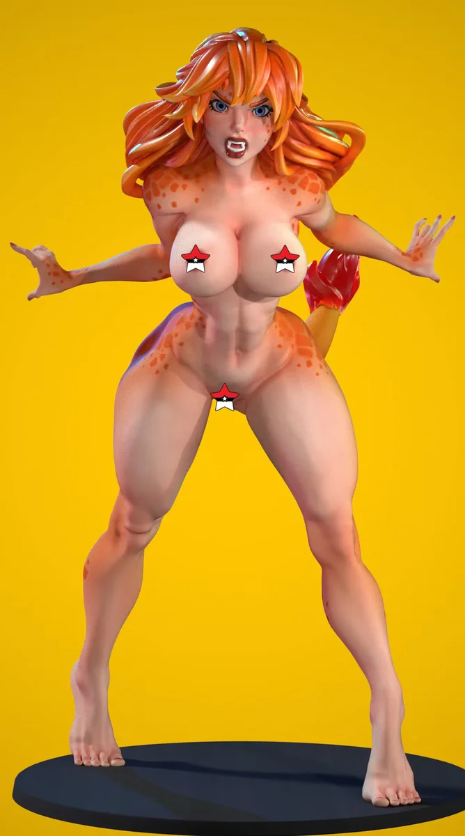 Charmelle - Waifumon | Fan Art | 3D Printed Resin Model Garage Kit | *Un-Painted* | SiryllArt 5