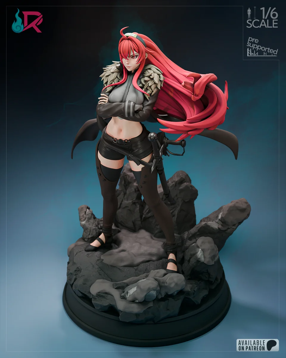 Eris Greyrat | Fan Art | 3D Printed Resin Model Garage Kit | *Un-Painted* | Rechtag 6