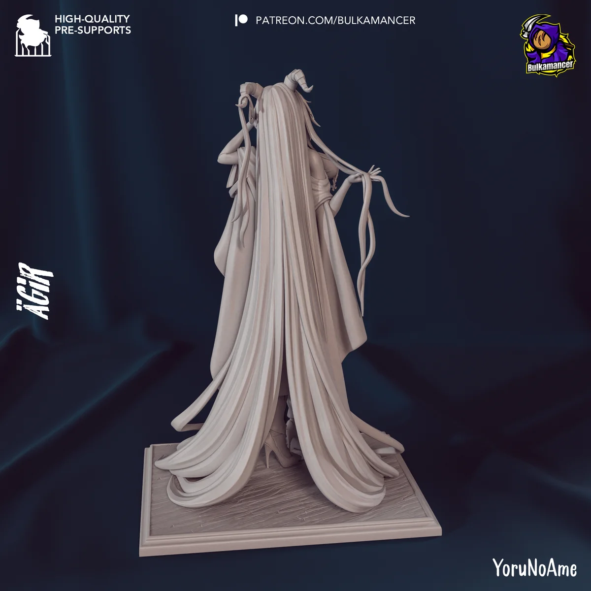 Agir | Fan Art | 3D Printed Resin Model Garage Kit | *Un-Painted* | Bulkamancer 9