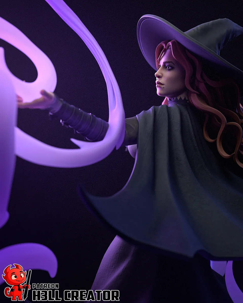 Tasha | Fan Art | 3D Printed Resin Model Garage Kit | *Un-Painted* | H3LL Creator 6