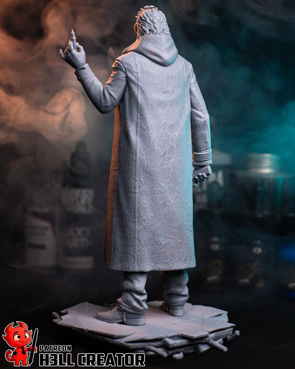 Victor Gideon | Fan Art | 3D Printed Resin Model Garage Kit | *Un-Painted* | H3LL Creator 12