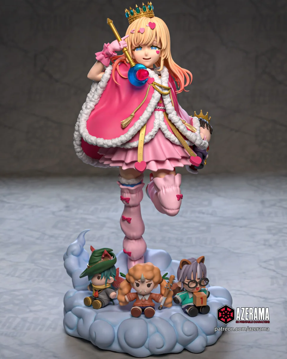 Ahko | Fan Art | 3D Printed Resin Model Garage Kit | *Un-Painted* | Azerama 4