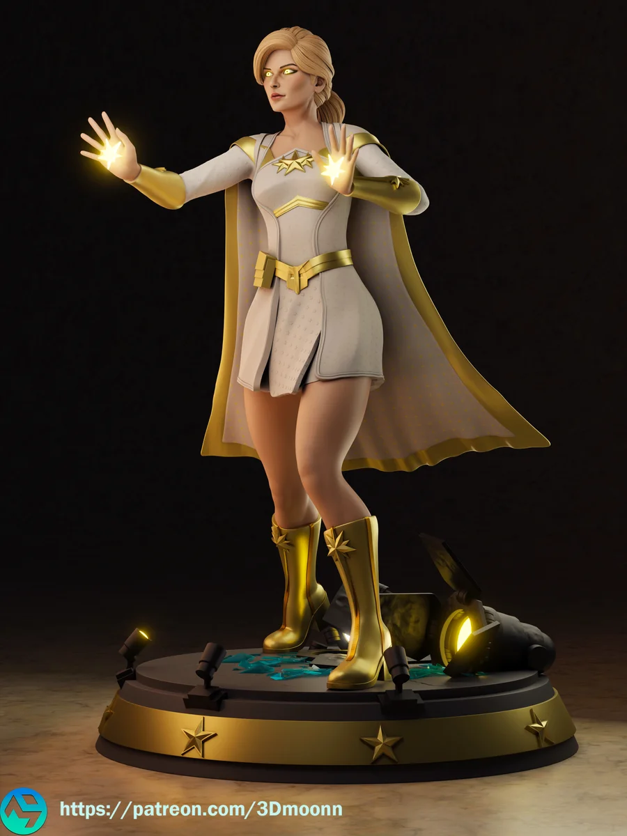 Starlight | Fan Art | 3D Printed Resin Model Garage Kit | *Un-Painted* | 3DMoonn 5