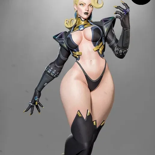 Emma Frost v1 | Fan Art | 3D Printed Resin Model Garage Kit | *Un-Painted* | ES Monster 7