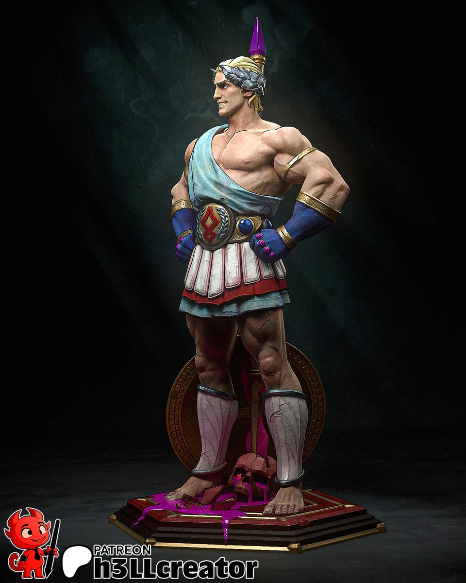 Theseus | Fan Art | 3D Printed Resin Model Garage Kit | *Un-Painted* | H3LL Creator 5