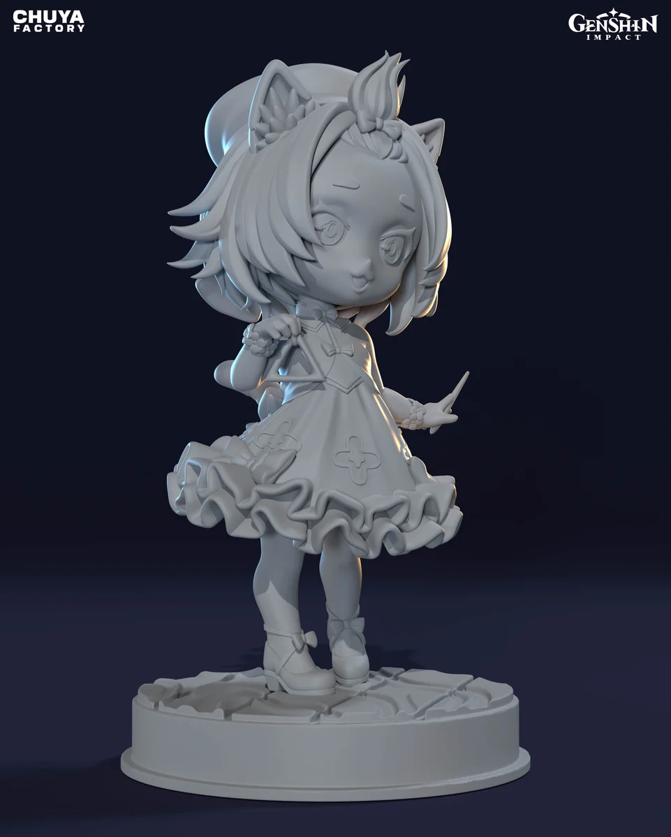 Chibi Diona | Fan Art | 3D Printed Resin Model Garage Kit | *Un-Painted* | Chuya Factory 10